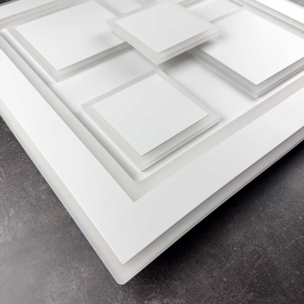 Світильник LED smart OXFORD з пультом 110Вт 3000-6000K 8000Lm Квадратний Білий 220425